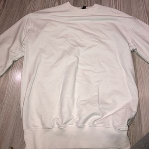 oversized white hoodie